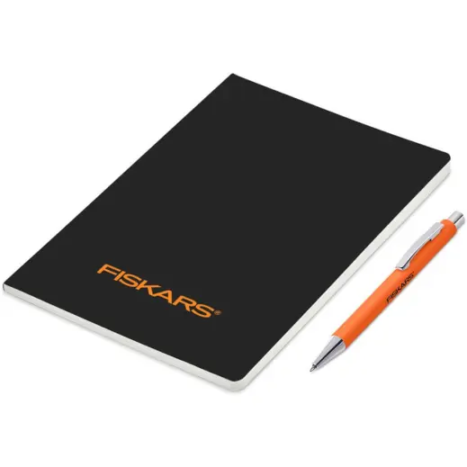 Altitude Perry Notebook & Pen Set Orange. Branded